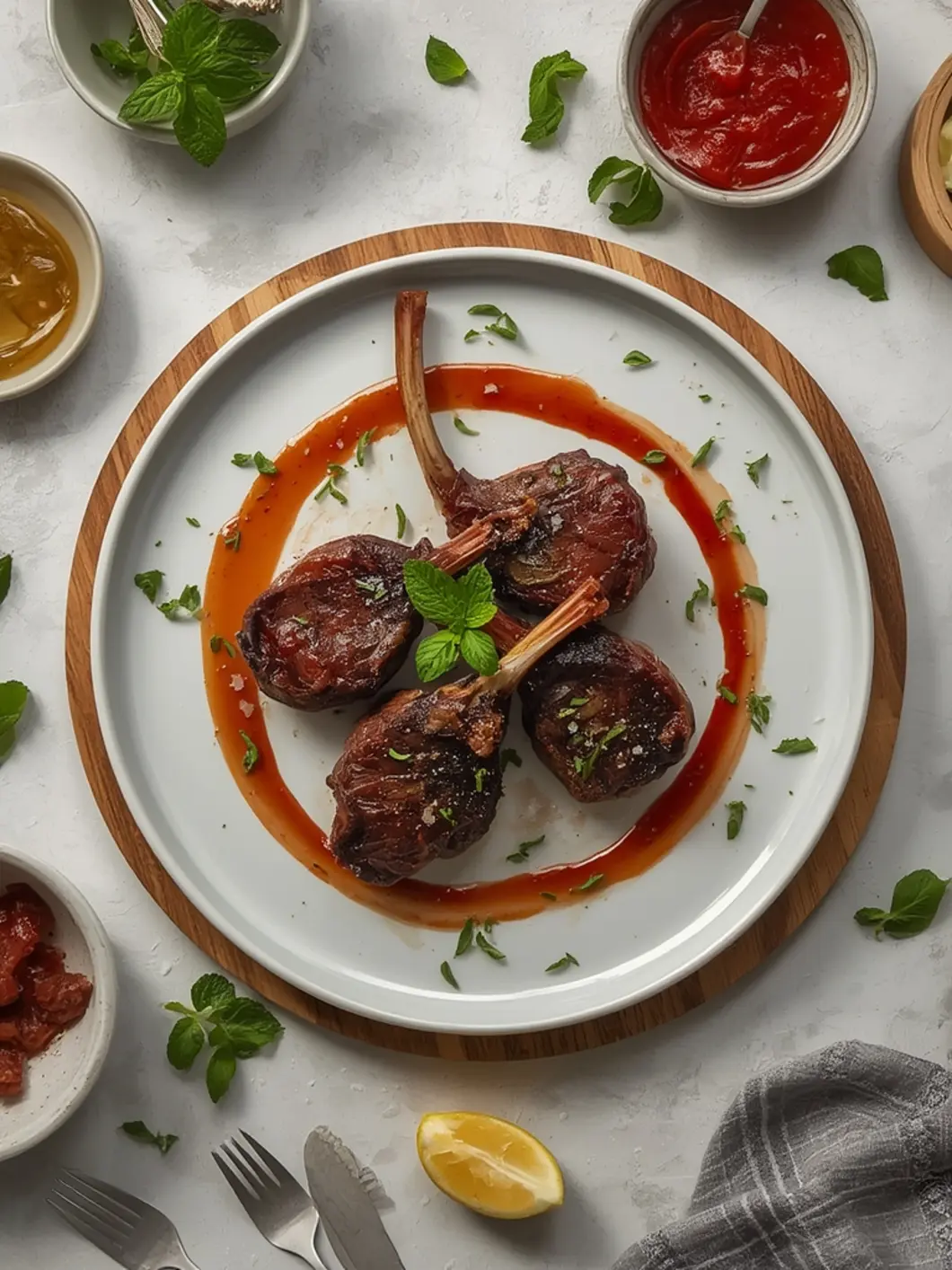 lamb chops with mint 2