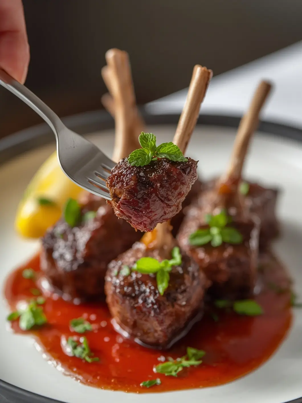 lamb chops with mint 3