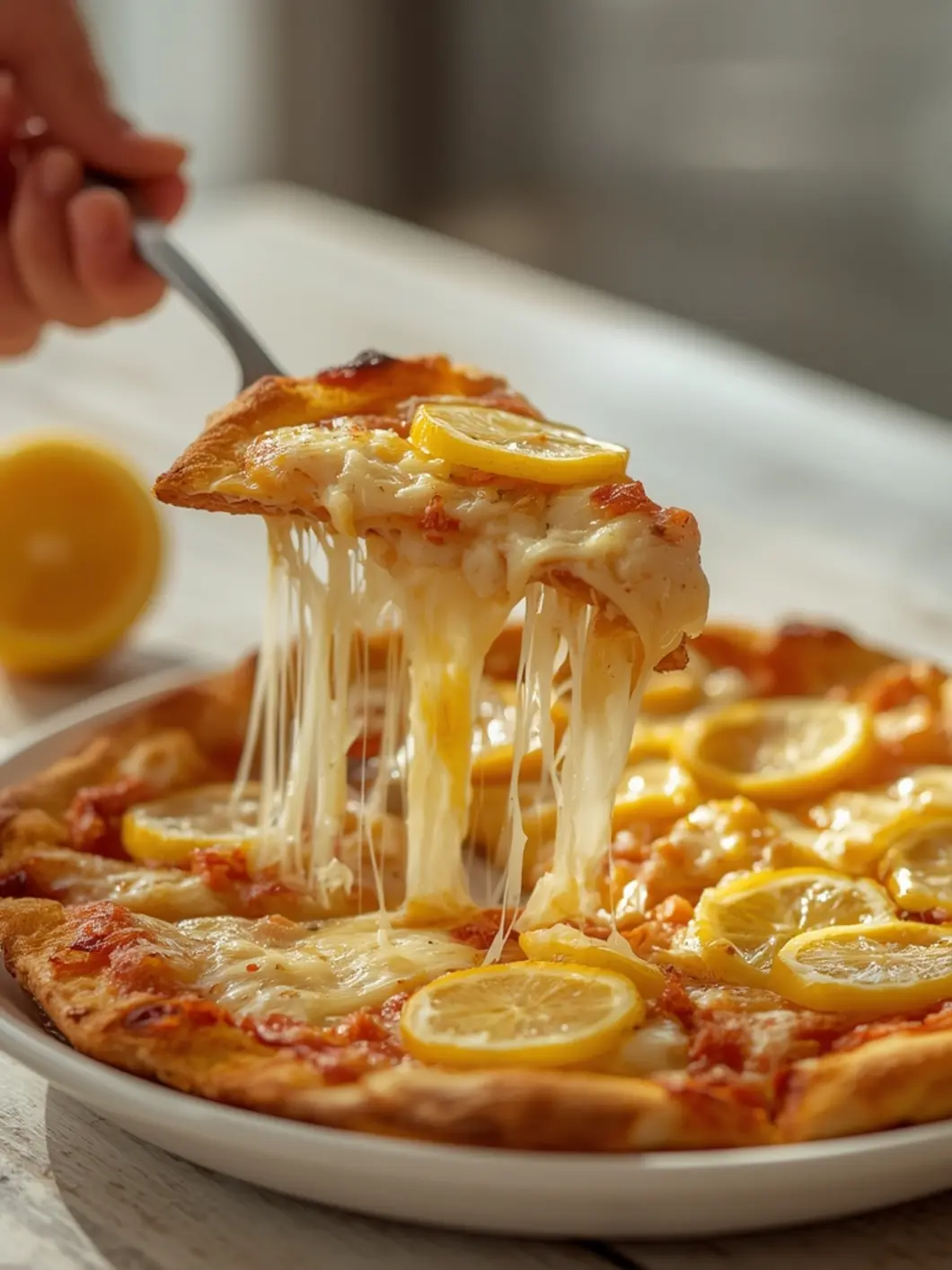 lemon pizza cheesy surprisingly 3