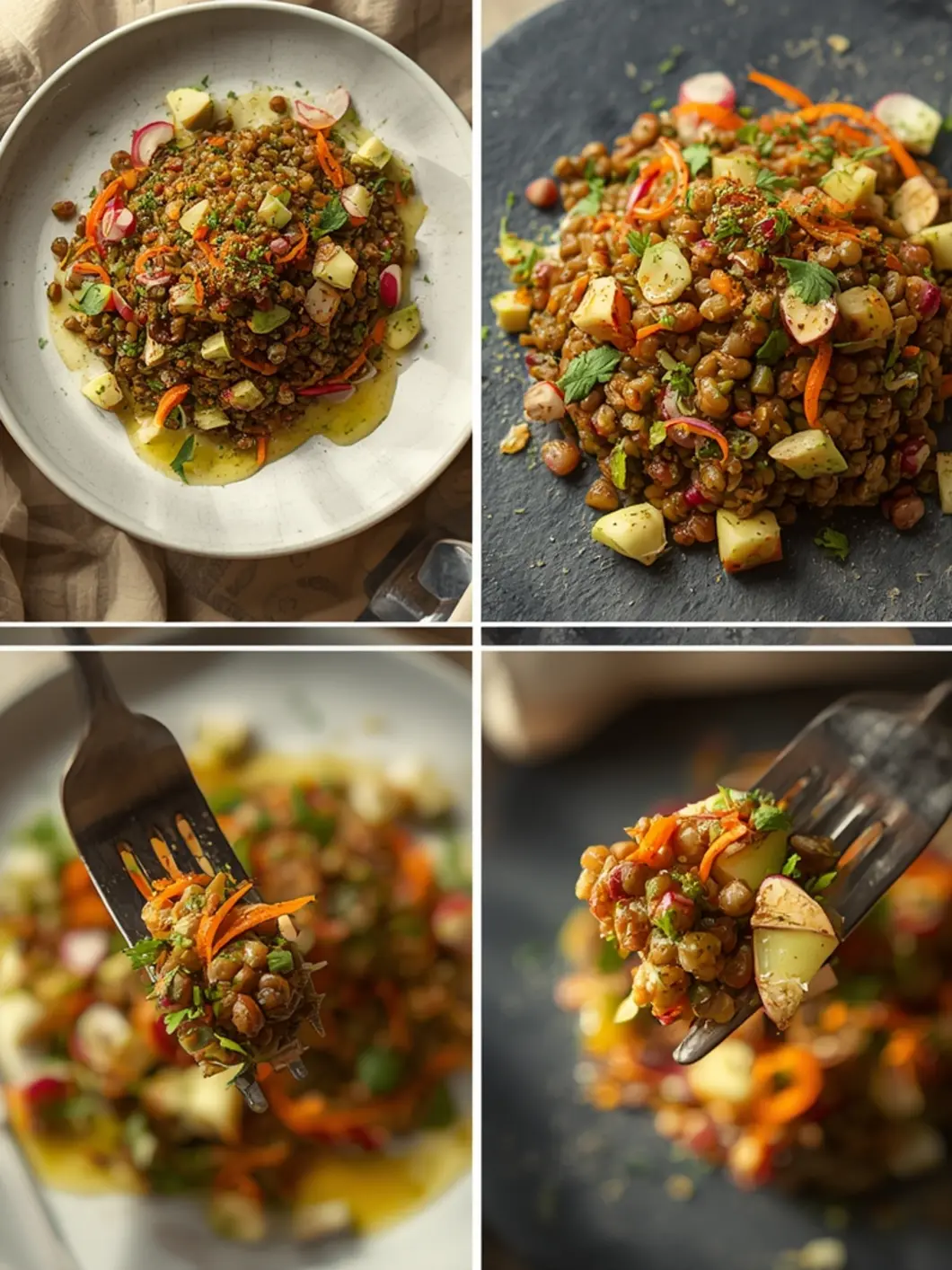 Quick 15-Minute Herby Lentil Salad (Instant Pot) 3 lentil salad 1