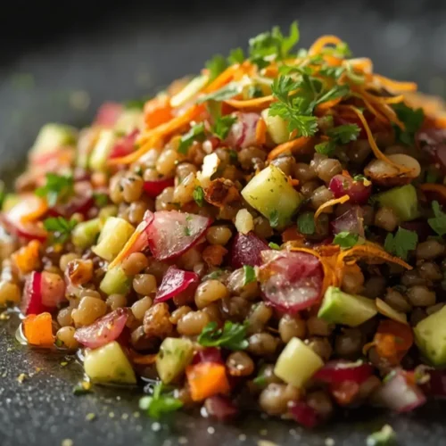 Quick 15-Minute Herby Lentil Salad (Instant Pot) 6 lentil salad