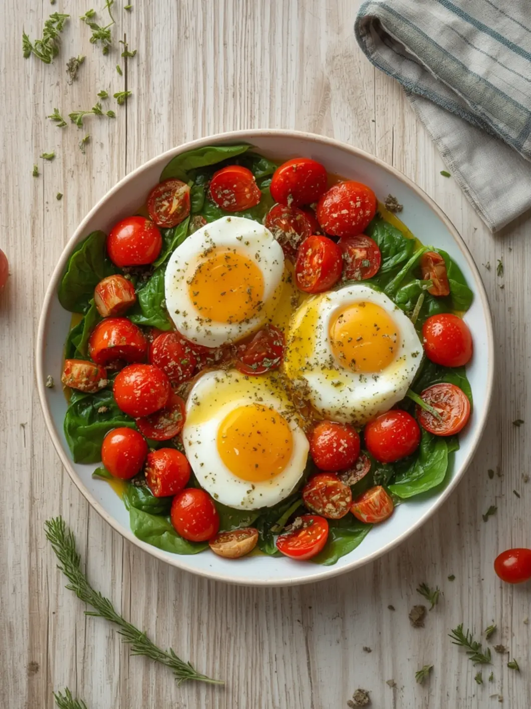 Mediterranean Baked Feta Eggs 2 mediterranean feta eggs 2