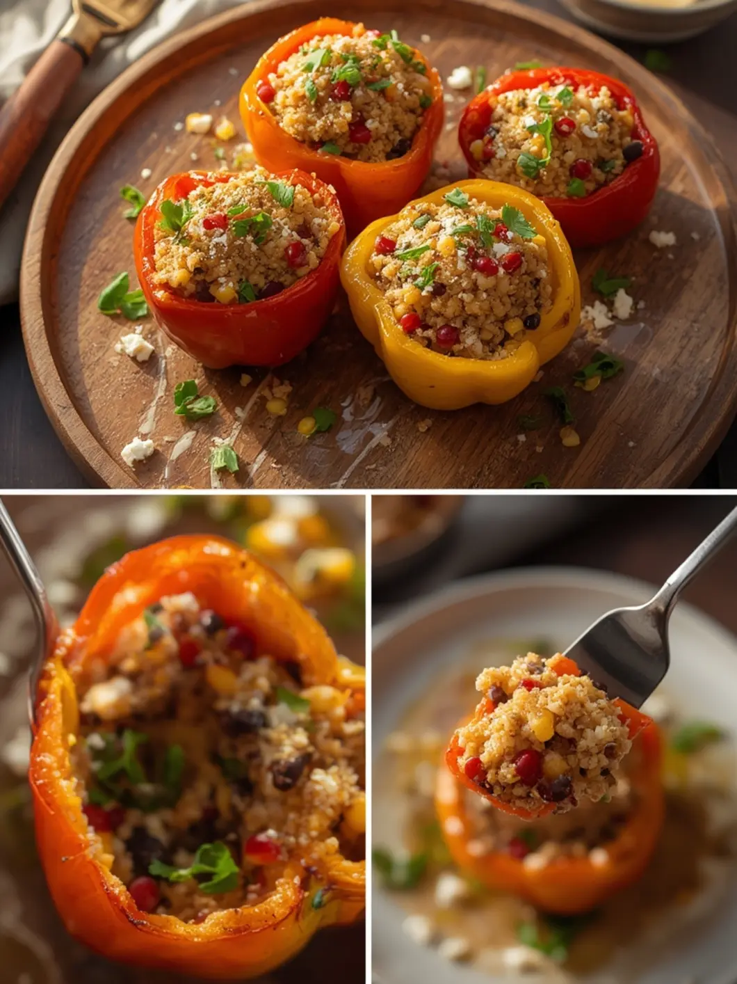 quinoa stuffed peppers 1