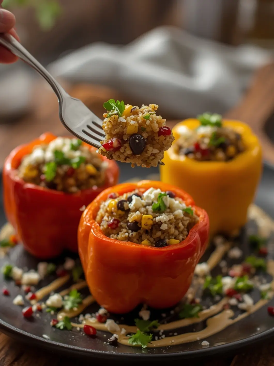 quinoa stuffed peppers 3
