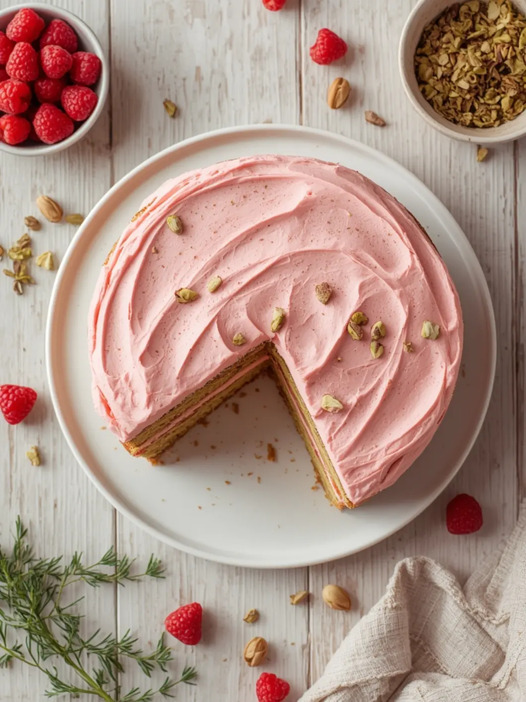 Raspberry Pistachio Cake Recipe | Easter Cake Ideas 2 raspberry pistachio cake recipe easter 2