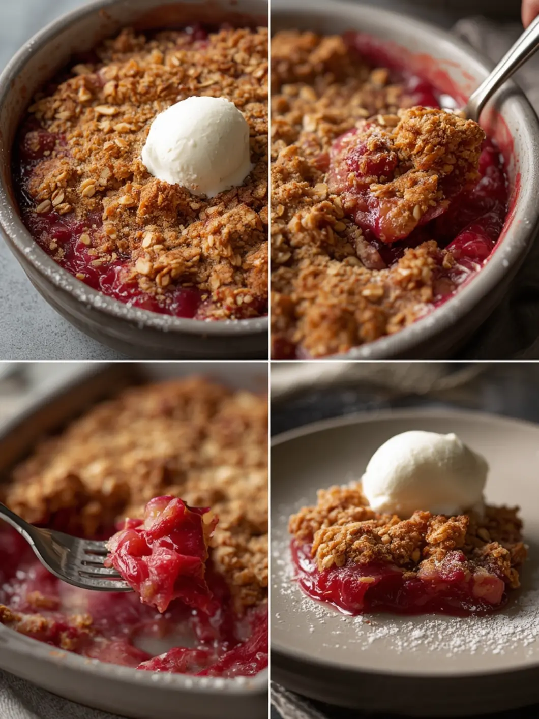 rhubarb crumble 1