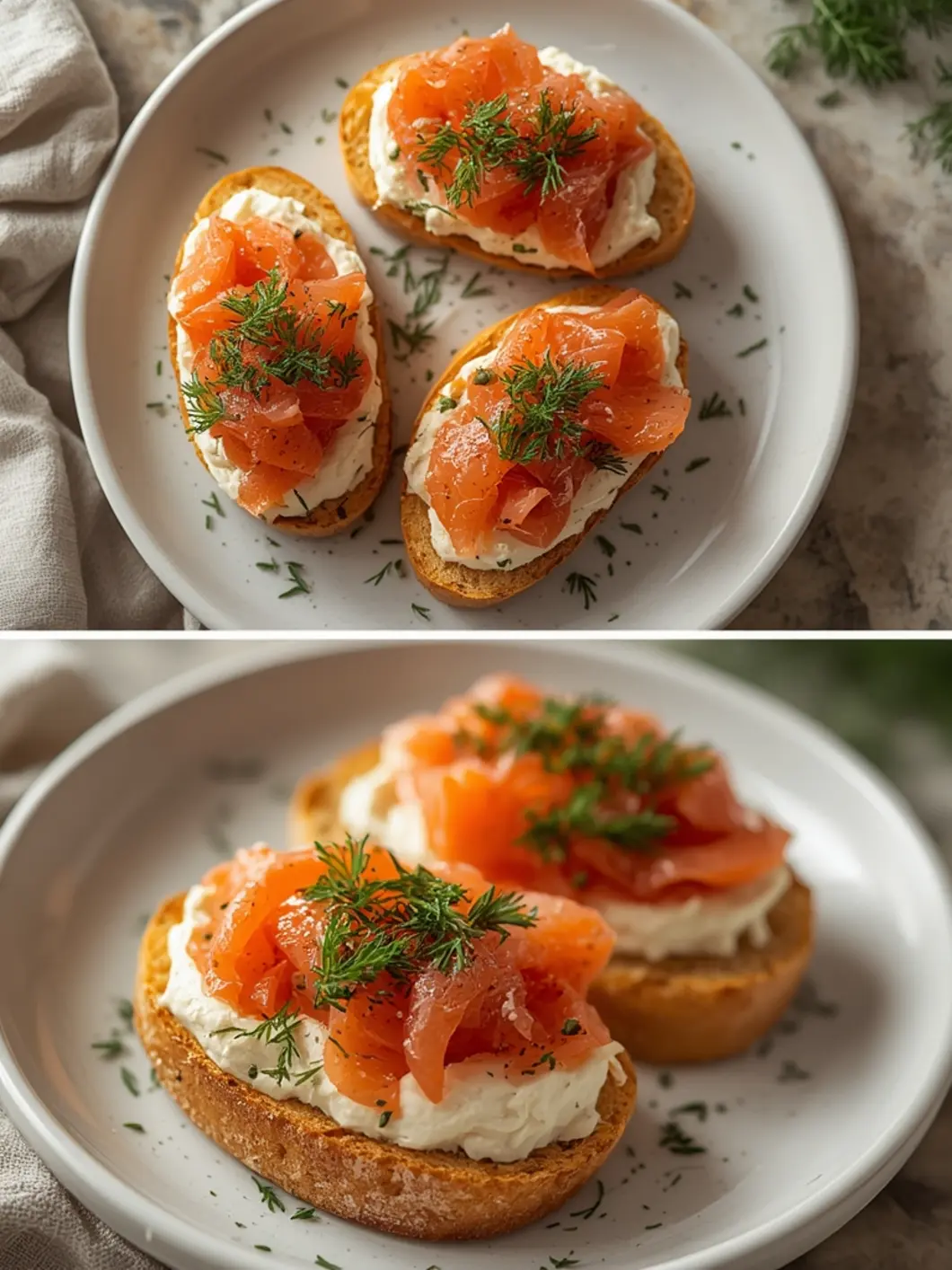 smoked salmon crostini 1