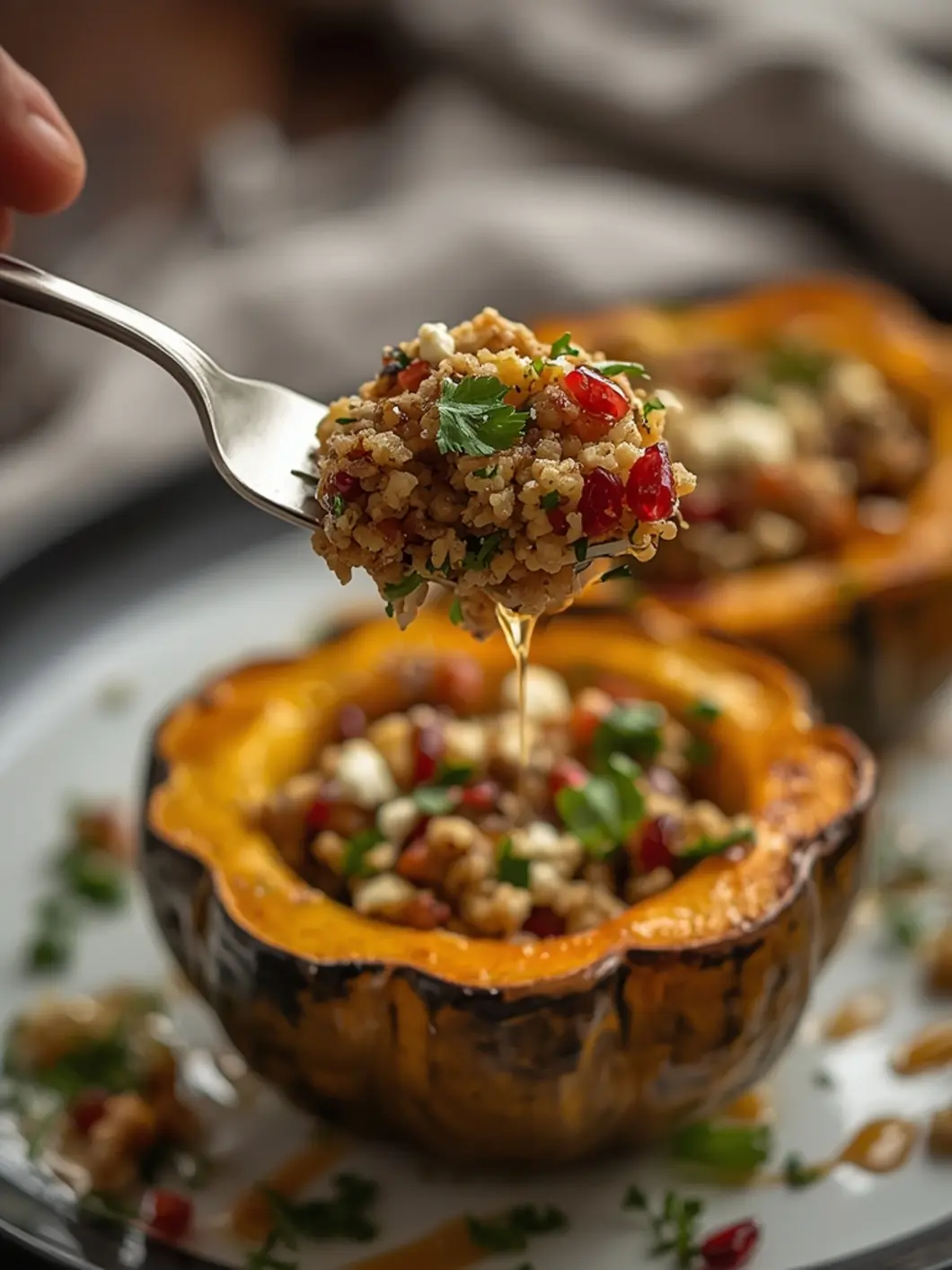 stuffed acorn squash 3
