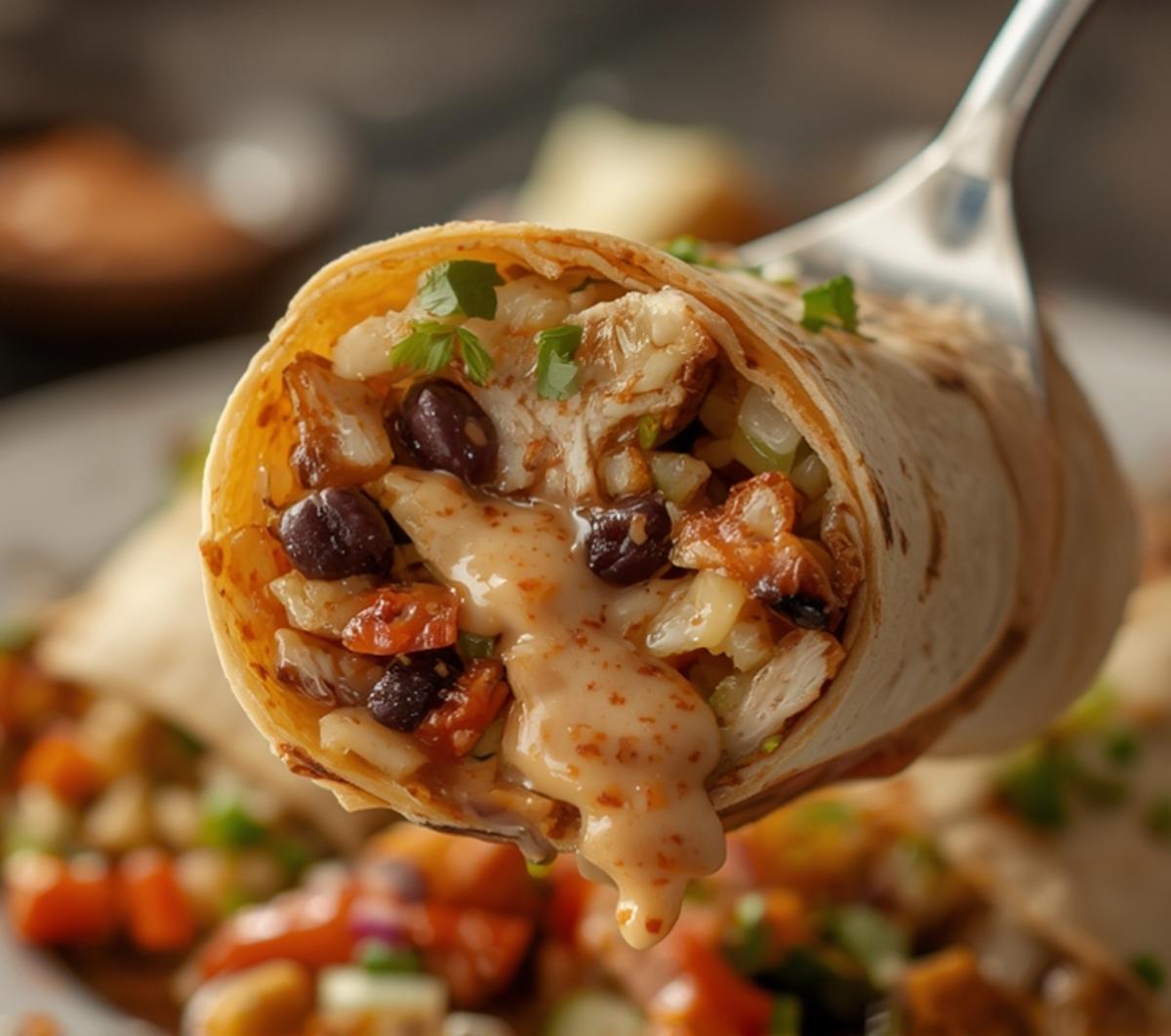 chipotle ranch grilled chicken burrito
