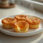 crispy air fryer pizza rolls: crispy air fryer pizza rolls: Crispy air fryer pizza rolls served hot and golden brown.