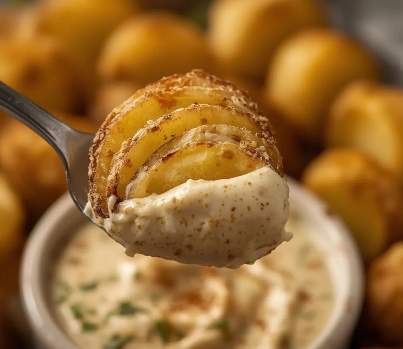 Perfect Mini Hasselback Potatoes with Vegan Cajun Mayo in 40 Minutes 2 file webp 157