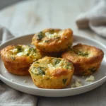 egg muffins with spinach and feta: : Golden egg muffins with spinach and feta in a muffin tin, perfect for meal prep