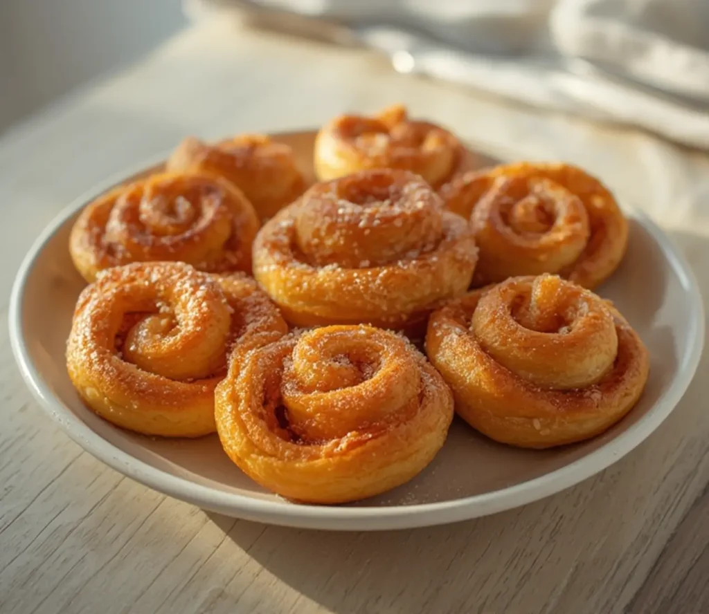 Irresistible Churro Cruffins Recipe in 140 Minutes 1 churro cruffins recipe: : Golden brown churro cruffins coated in cinnamon sugar
