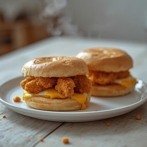 fried chicken buns cheese
