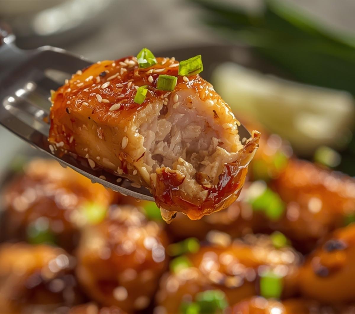 honey garlic chicken skewers