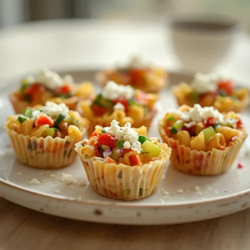 pasta salad cups recipe