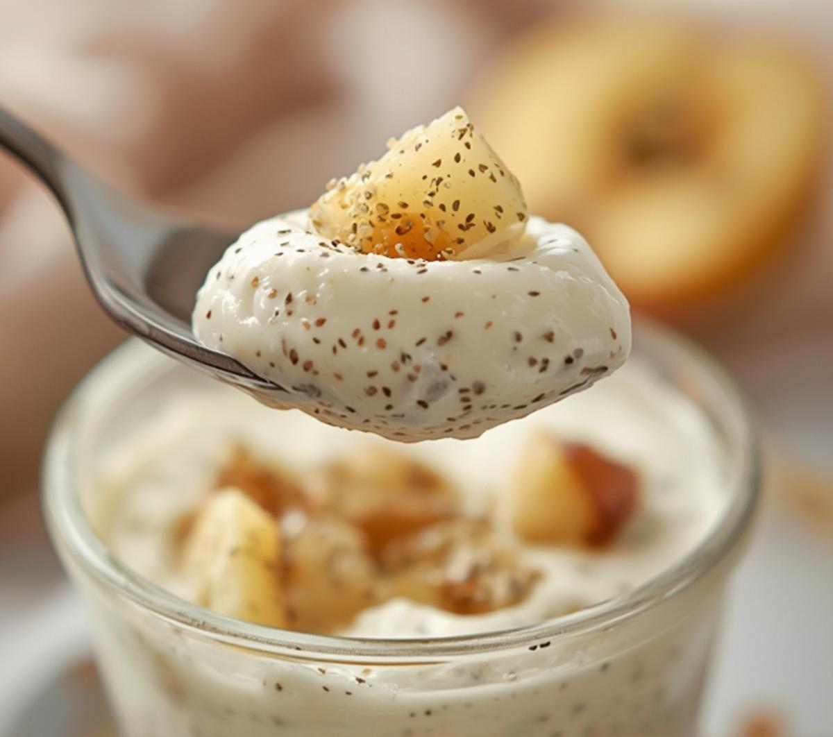 apple chia pudding
