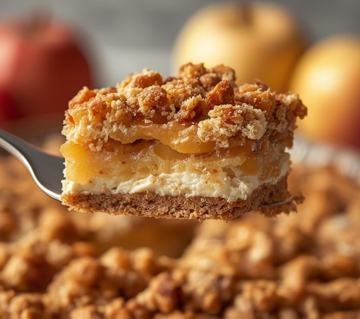 apple crumble cheesecake
