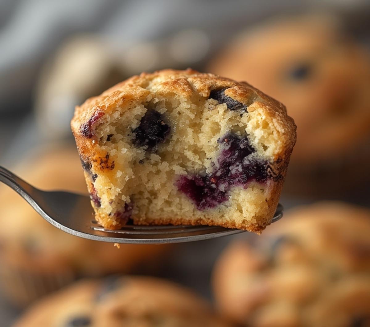 bakery style blueberry muffins