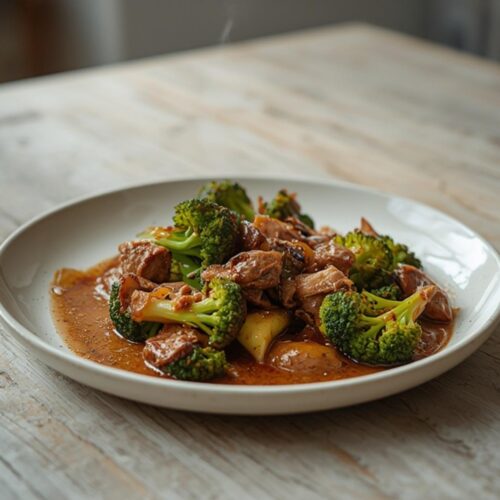 chinese beef and broccoli
