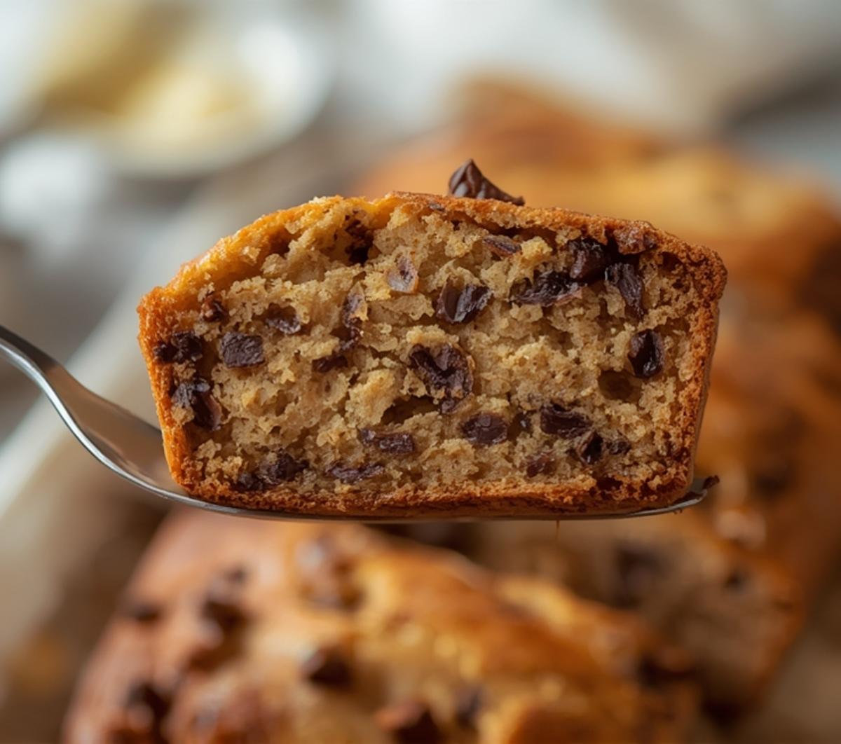 Perfect Moist Chocolate Chip Banana Bread Recipe 2 chocolate chip banana bread