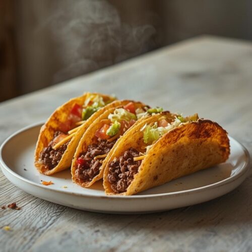 crispy beef tacos