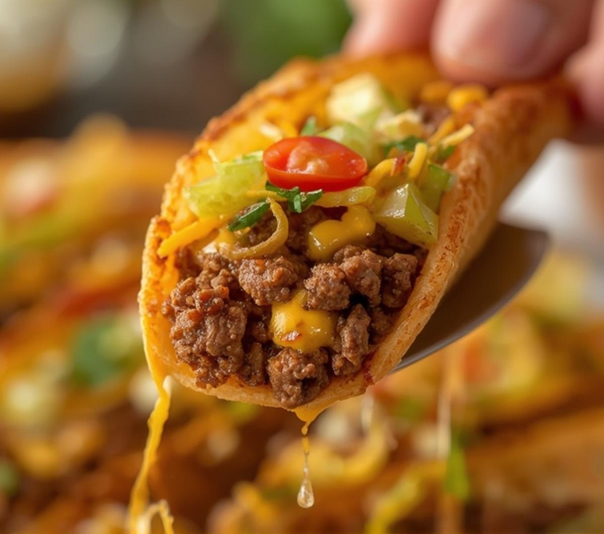 crispy beef tacos