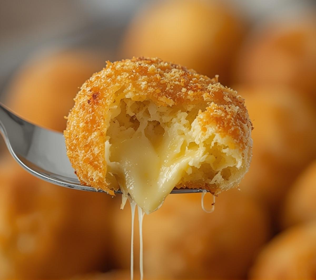 crispy potato cheese balls