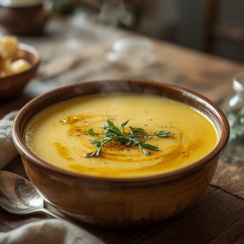 easy roasted garlic soup