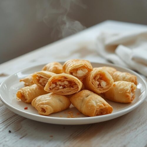 feta chilli fillo bites