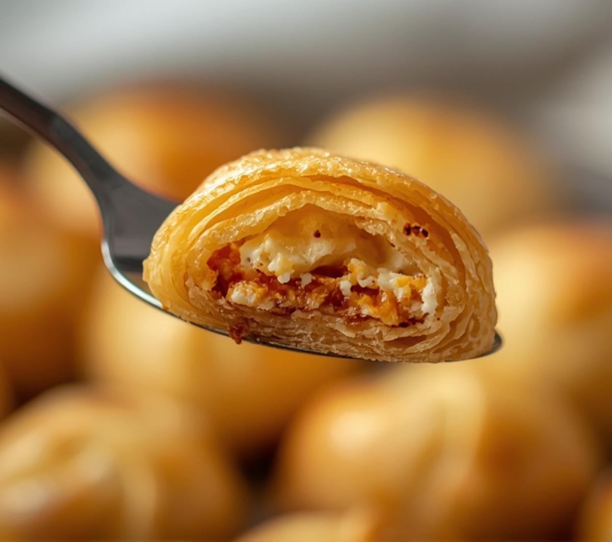 feta chilli fillo bites