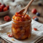Sweet and savory honey glazed shallots with crispy bacon on a plate, perfect side dish for gatherings.