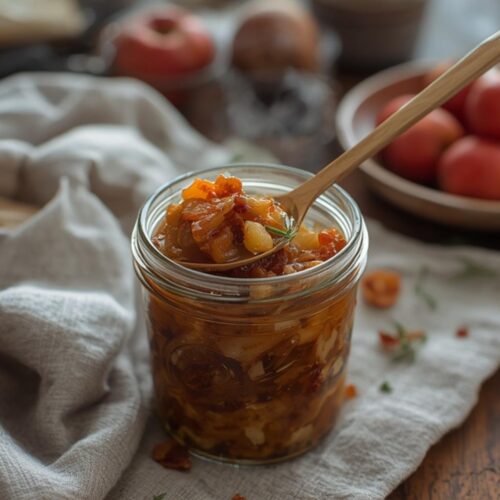 honey glazed shallots bacon