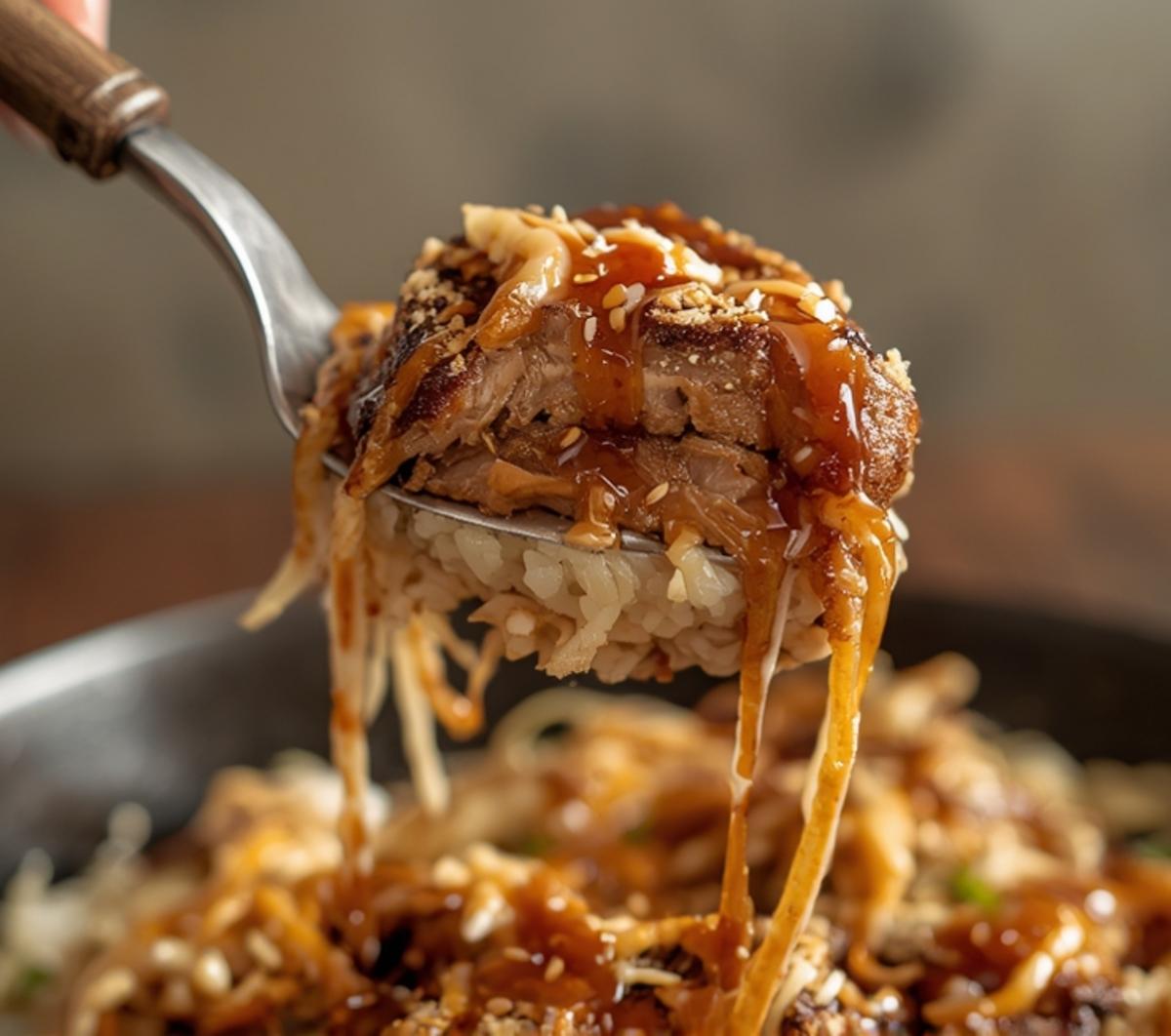 korean spicy pork bowls