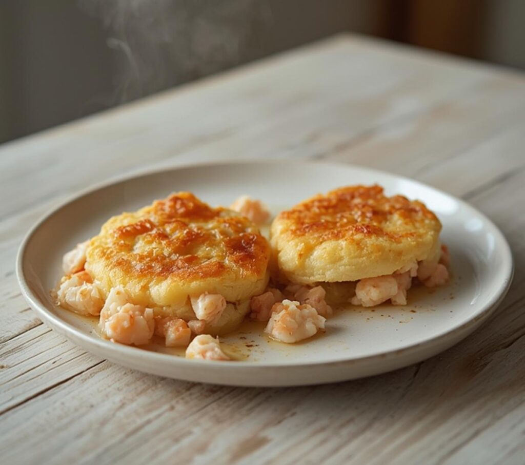 Lobster crab butter bombs plated and served, a decadent low-carb keto dinner treat for special occasions.