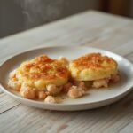 Lobster crab butter bombs plated and served, a decadent low-carb keto dinner treat for special occasions.