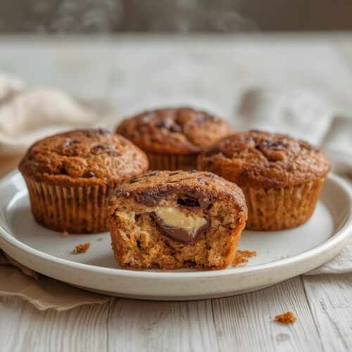 nutella banana swirl muffins