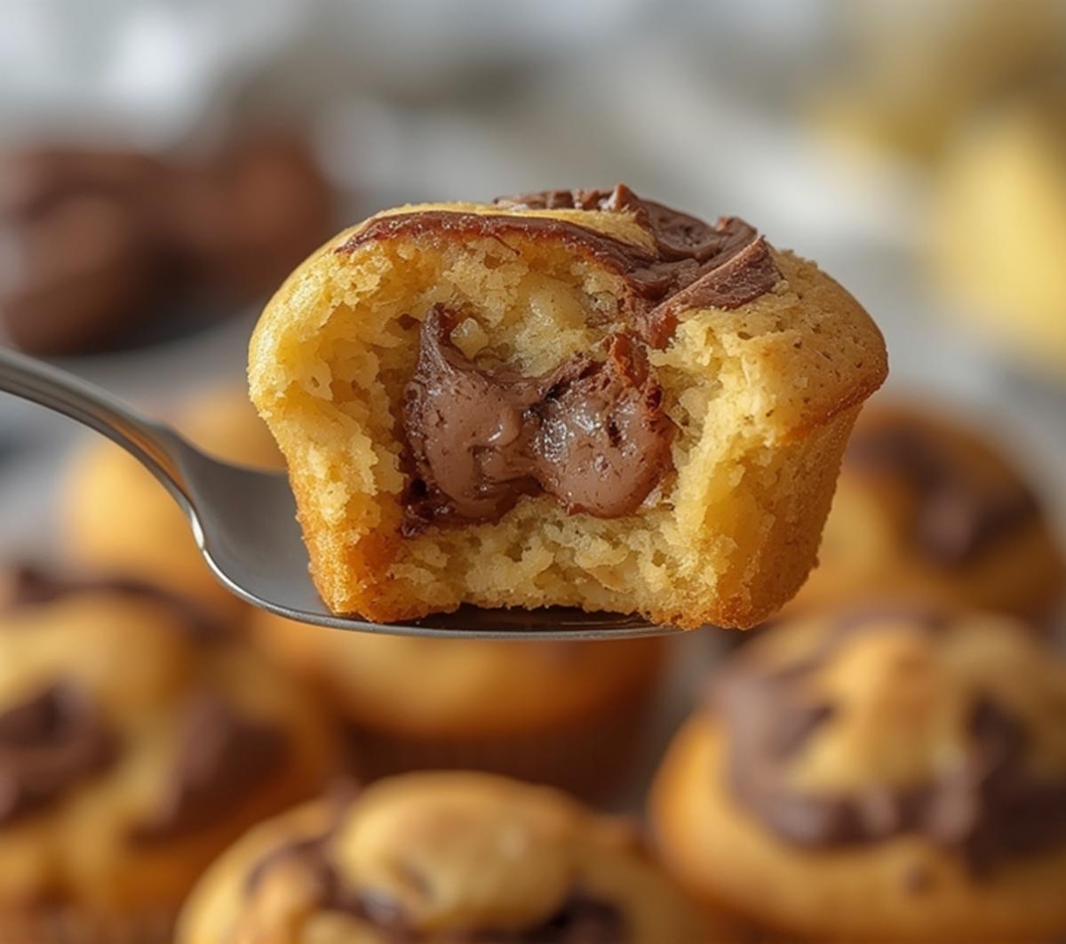 nutella banana swirl muffins