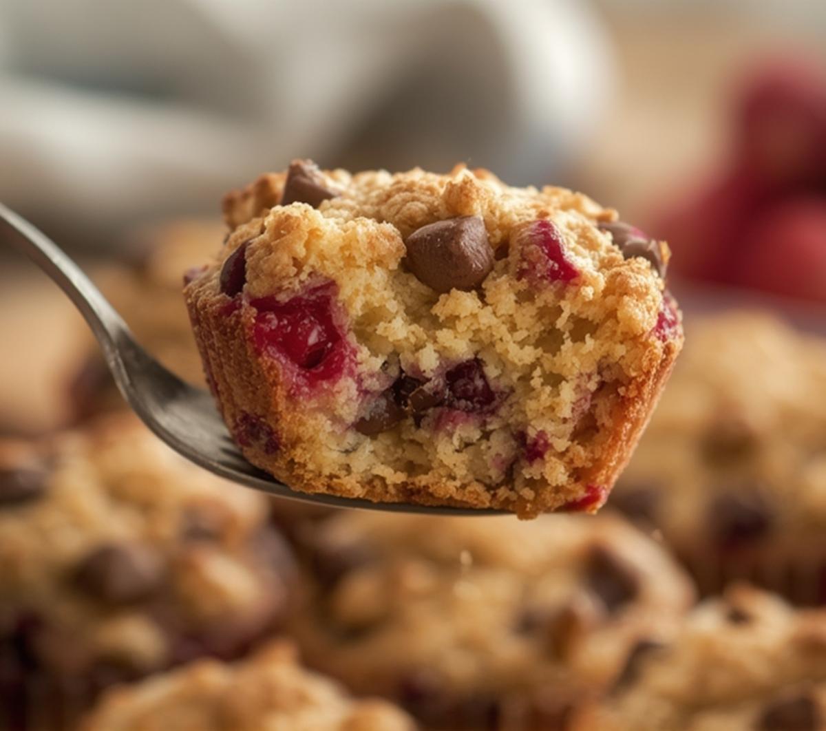 Irresistible Raspberry and Chocolate Chip Muffins with Crumble 2 raspberry chocolate chip muffins