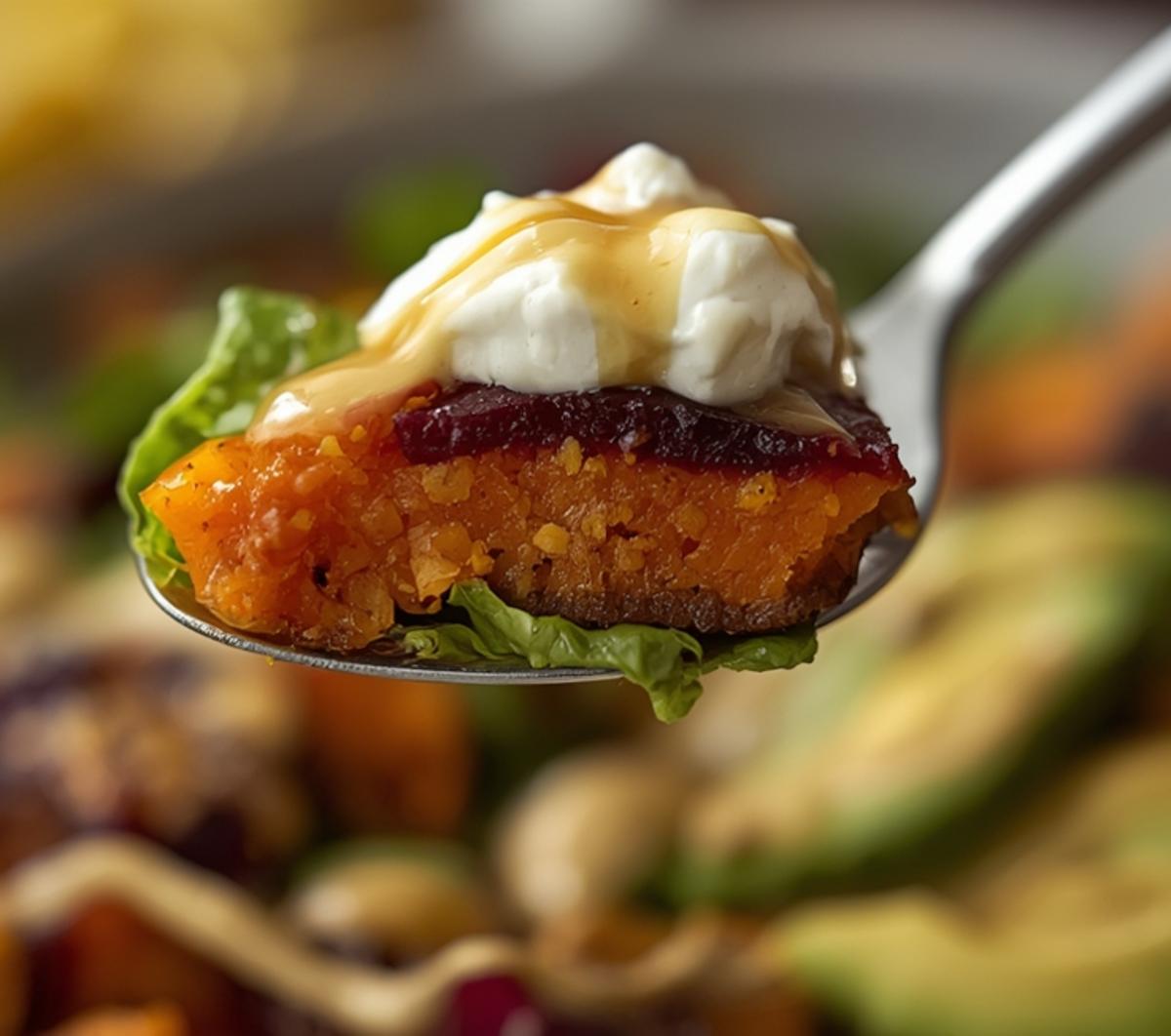 roasted beet sweet potato avocado salad