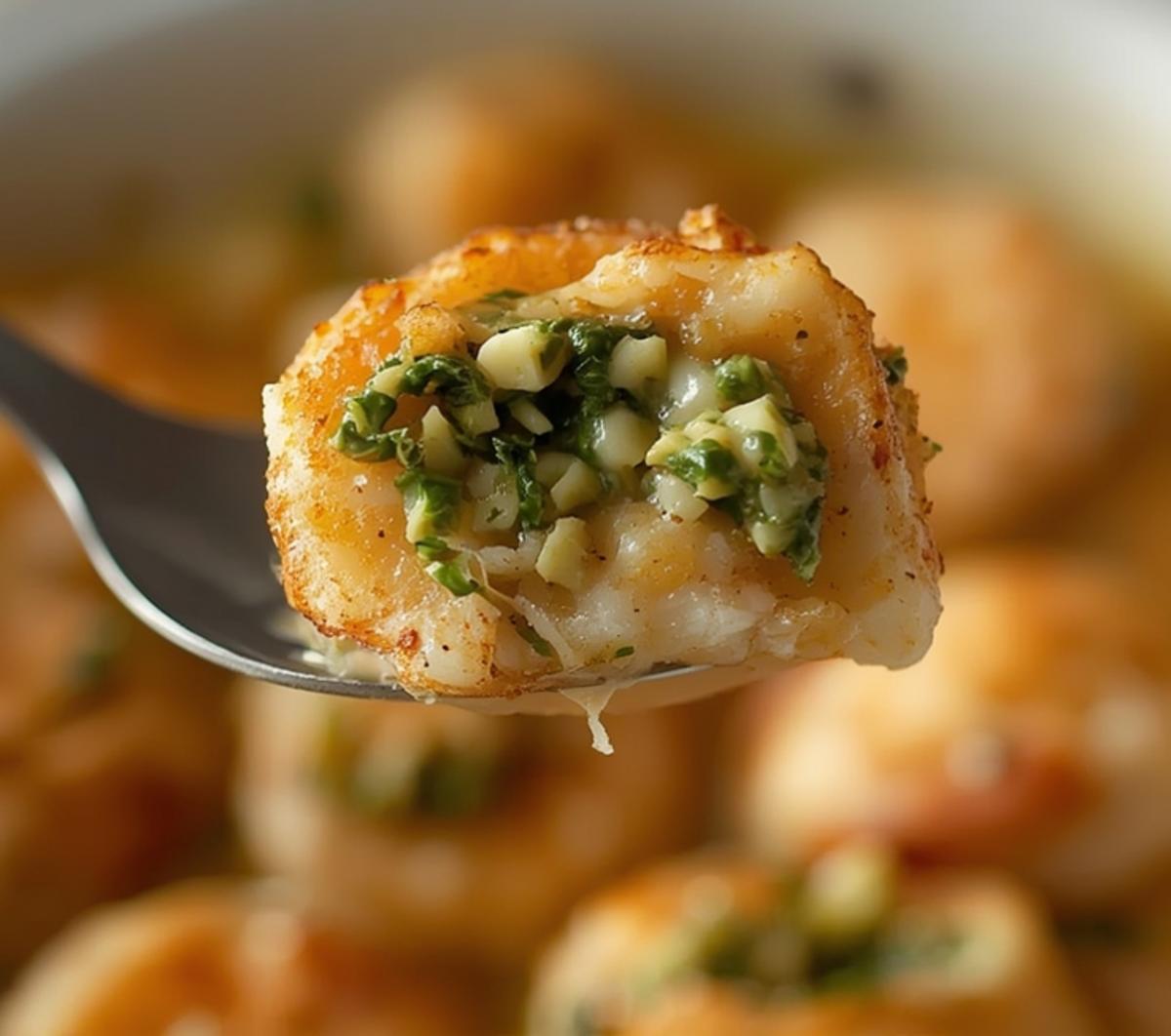 spinach artichoke stuffed shrimp