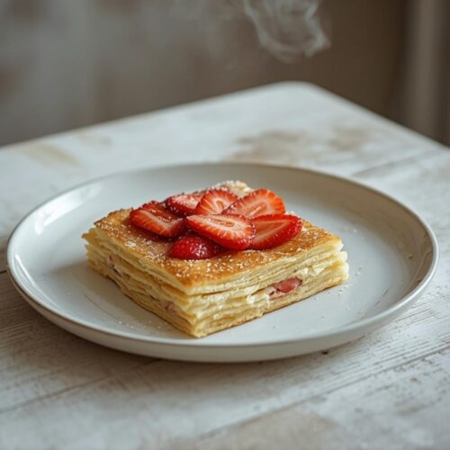 strawb puff pastry danishes