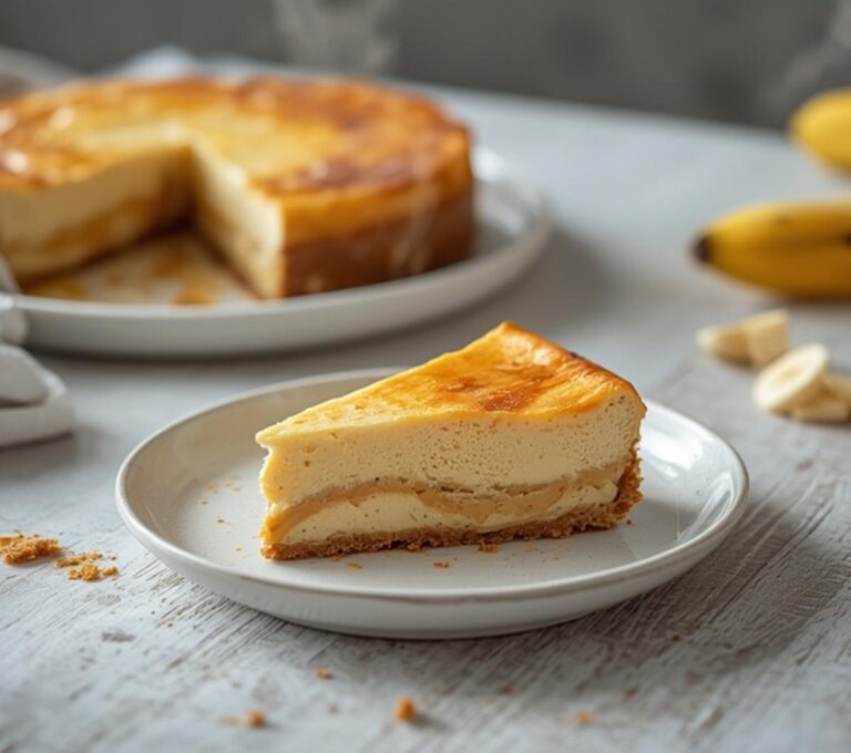 Sugar-Free Banana Protein Cheesecake Recipe: 3-Ingredient Perfect Treat