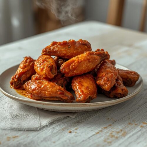 sweet and spicy chicken wings