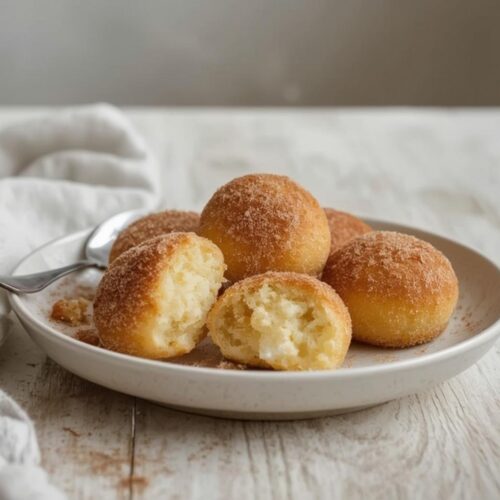 Sweet Churro Donut Bites: Satisfying 4-Ingredient Treat 3 sweet churro donut bites