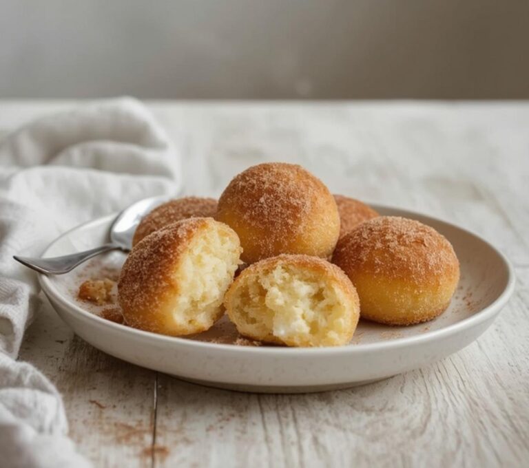 Sweet Churro Donut Bites: Satisfying 4-Ingredient Treat