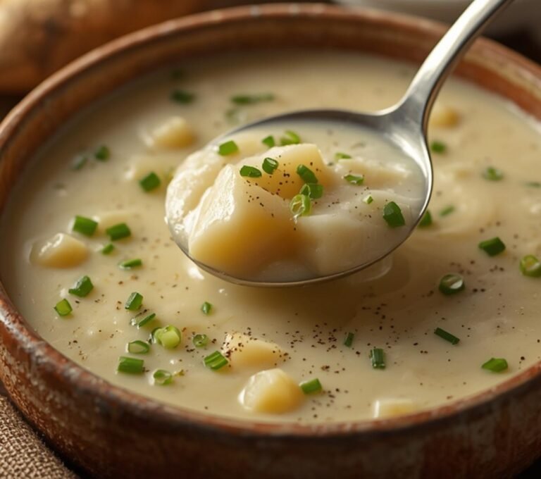 Best Creamy Vegetarian Potato Soup Recipe