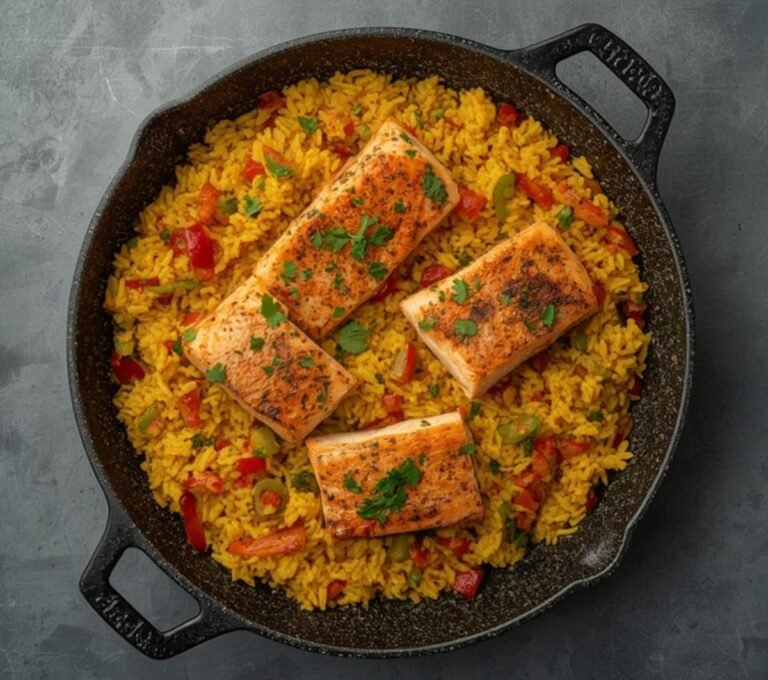 Easy One Pot Salmon and Rice Recipe for Busy Weeknights
